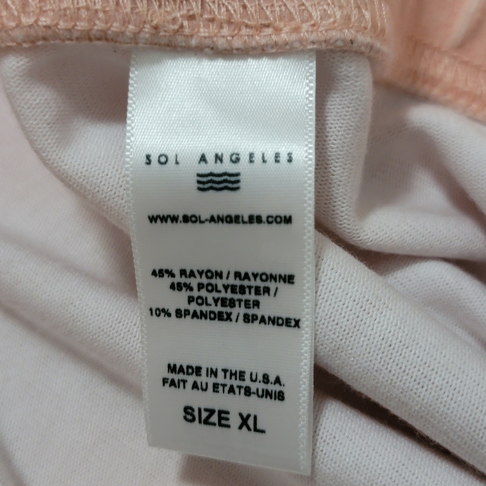 Sol Angeles Multicolor Abstract Soft Joggers XL Casual Relaxed Comfort Artistic - Picture 4 of 5